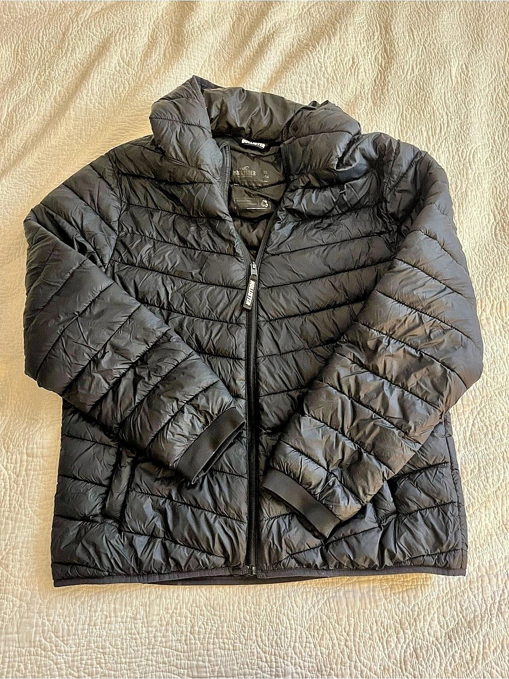 Hollister All-Weather Puffer Jacket Black XL